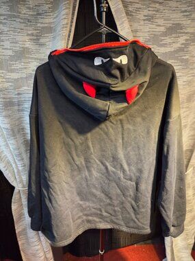 Men’s or Women’s Unisex Black Hoodie Lil Hellboy Size L